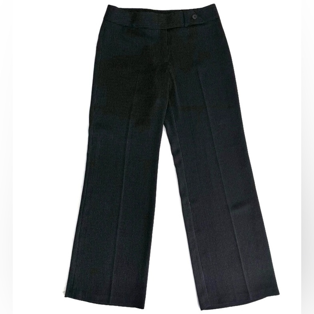NWOT Next Women’s Dress Pants size Medium / 12R Black Striped Straight Leg